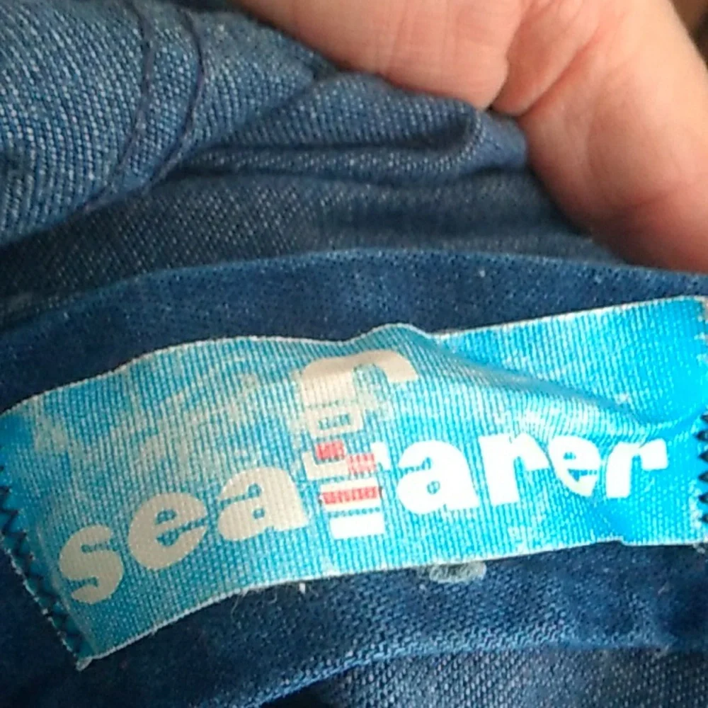 ⚓ 1960s Seafarer Denim Jeans 👖UNISEX NAUTICAL MARINER SZ  29/30